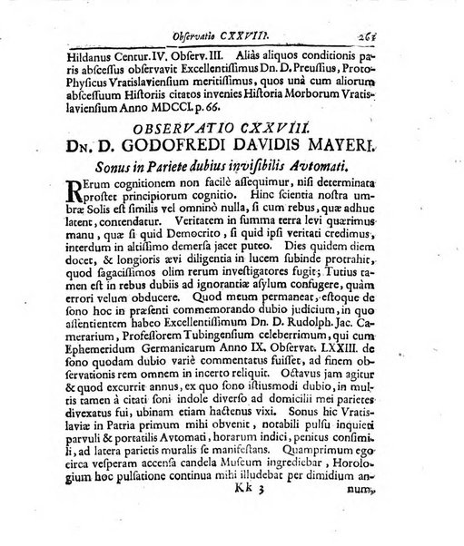 Academiae Caesareo-Leopoldinae naturae curiosorum ephemerides, sive Observationum medico.phisicarum ...