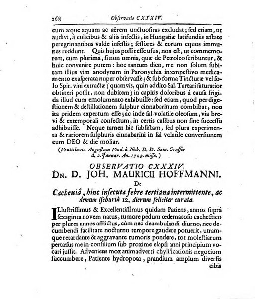 Academiae Caesareo-Leopoldinae naturae curiosorum ephemerides, sive Observationum medico.phisicarum ...