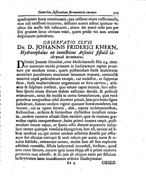 Academiae Caesareo-Leopoldinae naturae curiosorum ephemerides, sive Observationum medico.phisicarum ...