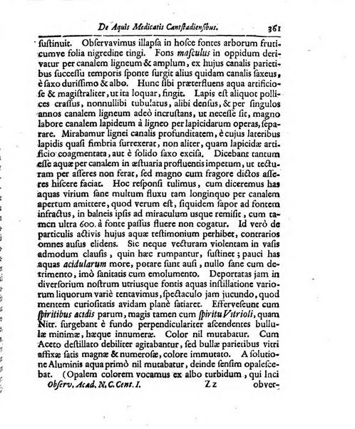 Academiae Caesareo-Leopoldinae naturae curiosorum ephemerides, sive Observationum medico.phisicarum ...