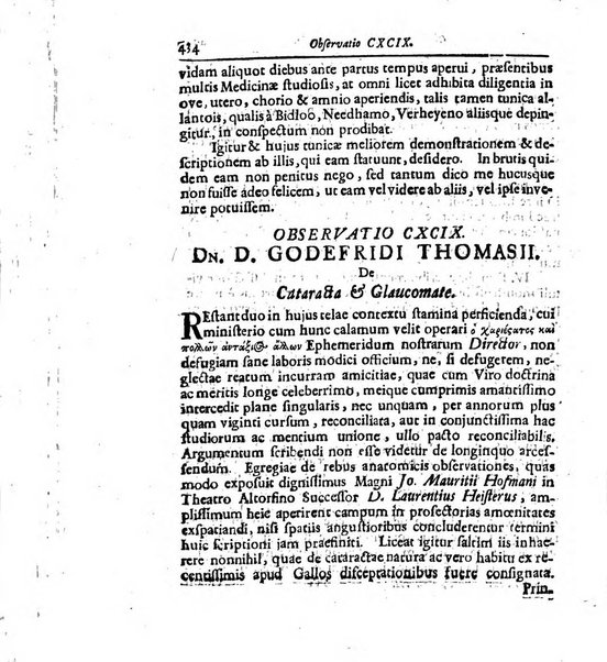 Academiae Caesareo-Leopoldinae naturae curiosorum ephemerides, sive Observationum medico.phisicarum ...