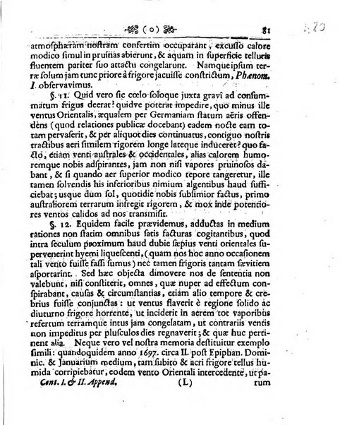 Academiae Caesareo-Leopoldinae naturae curiosorum ephemerides, sive Observationum medico.phisicarum ...