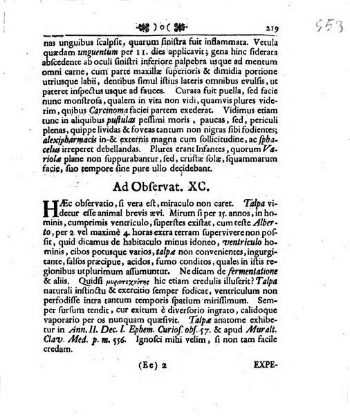 Academiae Caesareo-Leopoldinae naturae curiosorum ephemerides, sive Observationum medico.phisicarum ...