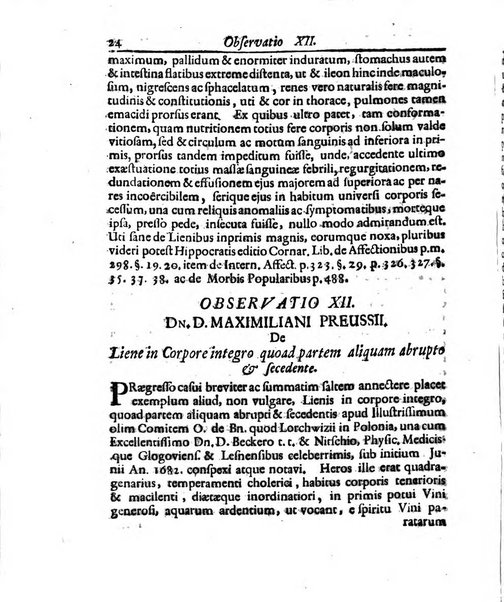 Academiae Caesareo-Leopoldinae naturae curiosorum ephemerides, sive Observationum medico.phisicarum ...