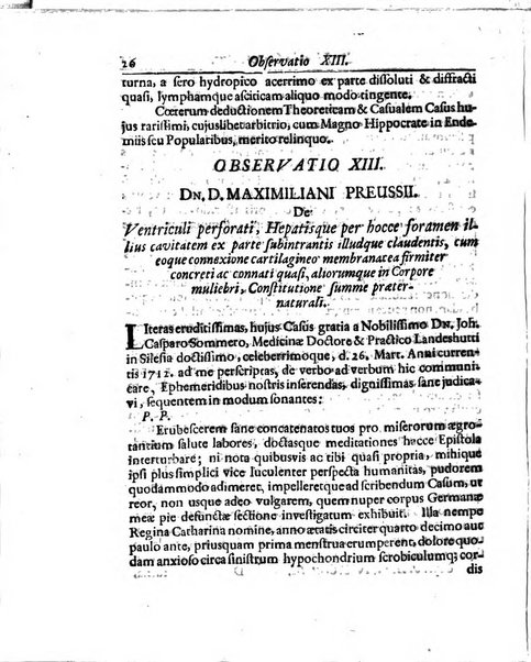 Academiae Caesareo-Leopoldinae naturae curiosorum ephemerides, sive Observationum medico.phisicarum ...