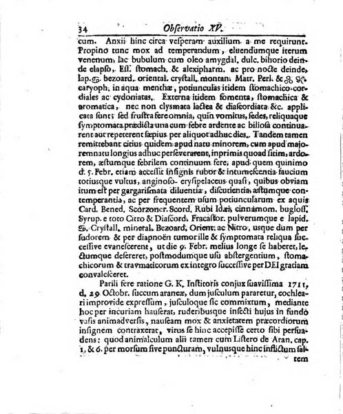 Academiae Caesareo-Leopoldinae naturae curiosorum ephemerides, sive Observationum medico.phisicarum ...