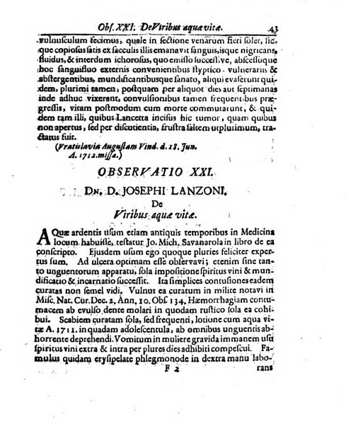 Academiae Caesareo-Leopoldinae naturae curiosorum ephemerides, sive Observationum medico.phisicarum ...