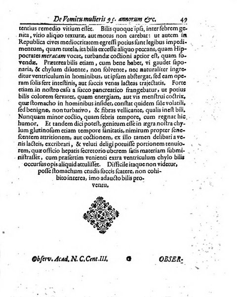 Academiae Caesareo-Leopoldinae naturae curiosorum ephemerides, sive Observationum medico.phisicarum ...