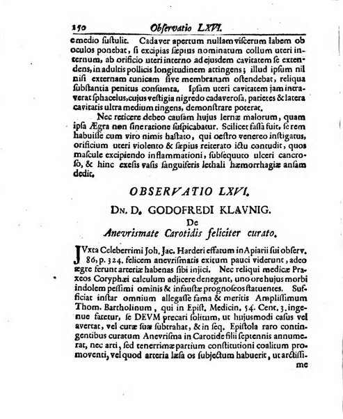 Academiae Caesareo-Leopoldinae naturae curiosorum ephemerides, sive Observationum medico.phisicarum ...