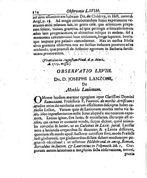 Academiae Caesareo-Leopoldinae naturae curiosorum ephemerides, sive Observationum medico.phisicarum ...