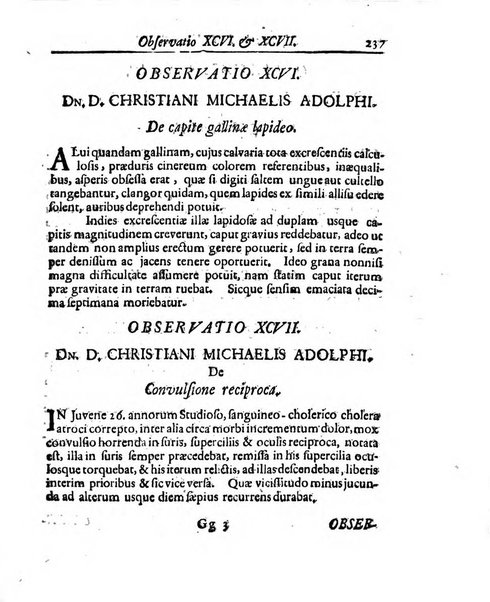 Academiae Caesareo-Leopoldinae naturae curiosorum ephemerides, sive Observationum medico.phisicarum ...