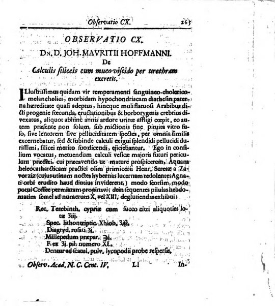 Academiae Caesareo-Leopoldinae naturae curiosorum ephemerides, sive Observationum medico.phisicarum ...