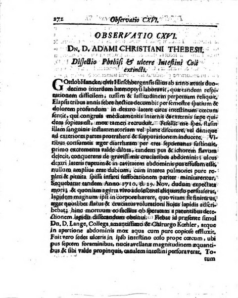 Academiae Caesareo-Leopoldinae naturae curiosorum ephemerides, sive Observationum medico.phisicarum ...