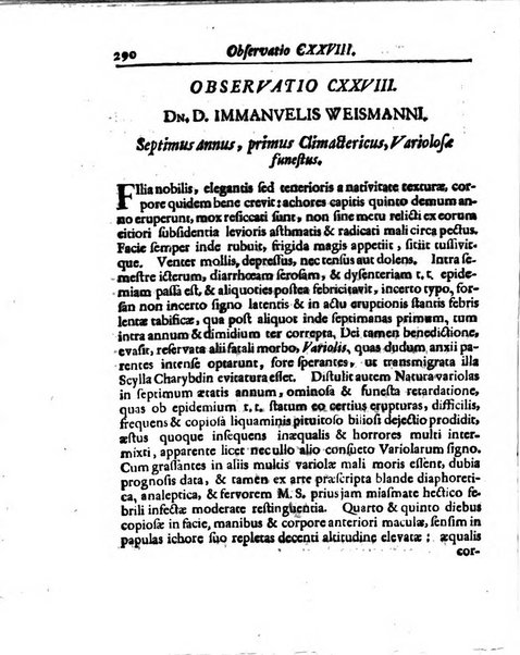 Academiae Caesareo-Leopoldinae naturae curiosorum ephemerides, sive Observationum medico.phisicarum ...