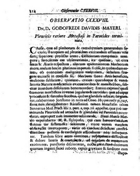 Academiae Caesareo-Leopoldinae naturae curiosorum ephemerides, sive Observationum medico.phisicarum ...