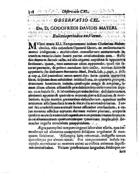 Academiae Caesareo-Leopoldinae naturae curiosorum ephemerides, sive Observationum medico.phisicarum ...