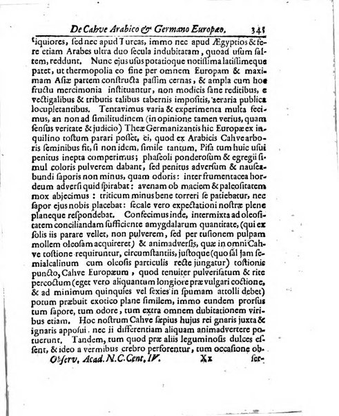 Academiae Caesareo-Leopoldinae naturae curiosorum ephemerides, sive Observationum medico.phisicarum ...