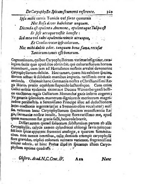 Academiae Caesareo-Leopoldinae naturae curiosorum ephemerides, sive Observationum medico.phisicarum ...