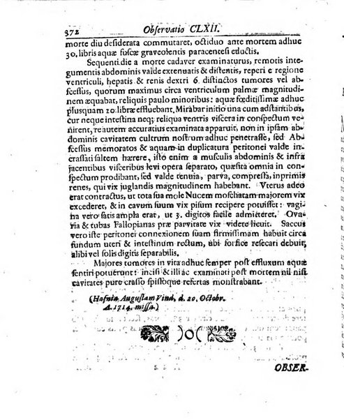 Academiae Caesareo-Leopoldinae naturae curiosorum ephemerides, sive Observationum medico.phisicarum ...