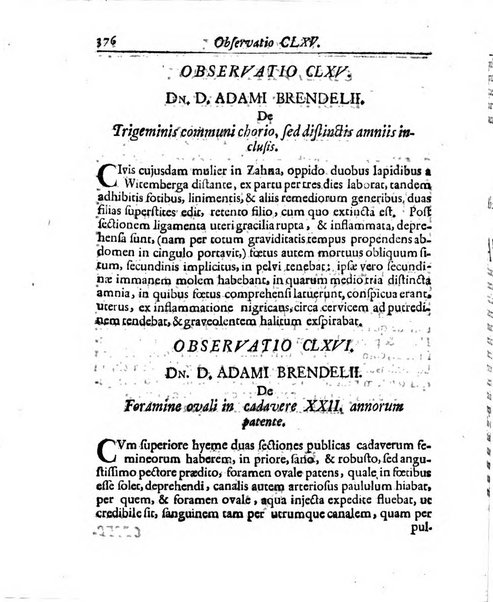 Academiae Caesareo-Leopoldinae naturae curiosorum ephemerides, sive Observationum medico.phisicarum ...