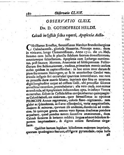 Academiae Caesareo-Leopoldinae naturae curiosorum ephemerides, sive Observationum medico.phisicarum ...