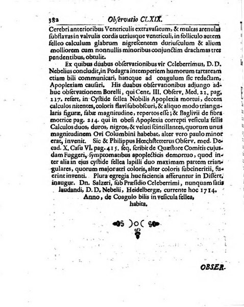 Academiae Caesareo-Leopoldinae naturae curiosorum ephemerides, sive Observationum medico.phisicarum ...