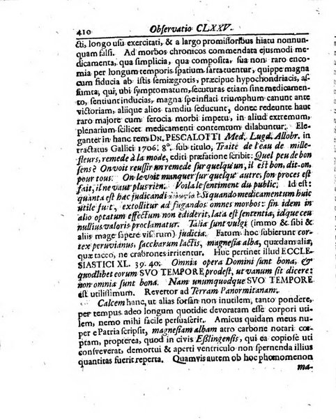 Academiae Caesareo-Leopoldinae naturae curiosorum ephemerides, sive Observationum medico.phisicarum ...