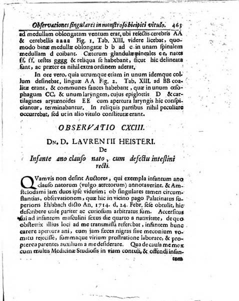 Academiae Caesareo-Leopoldinae naturae curiosorum ephemerides, sive Observationum medico.phisicarum ...