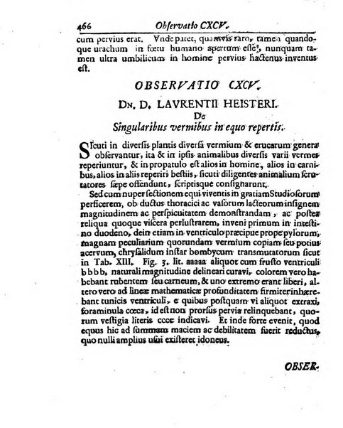 Academiae Caesareo-Leopoldinae naturae curiosorum ephemerides, sive Observationum medico.phisicarum ...