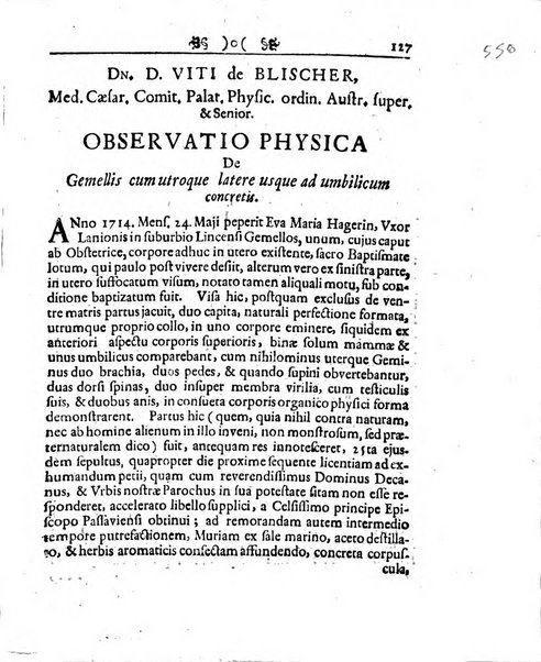 Academiae Caesareo-Leopoldinae naturae curiosorum ephemerides, sive Observationum medico.phisicarum ...