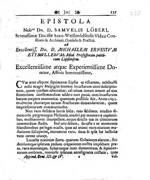 Academiae Caesareo-Leopoldinae naturae curiosorum ephemerides, sive Observationum medico.phisicarum ...