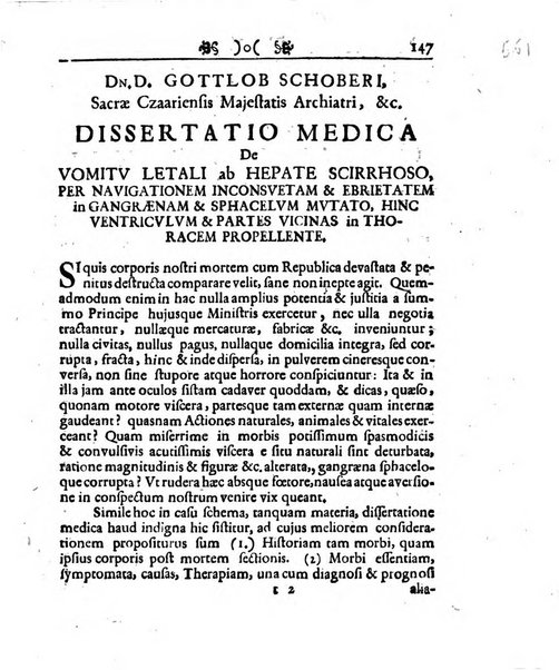 Academiae Caesareo-Leopoldinae naturae curiosorum ephemerides, sive Observationum medico.phisicarum ...