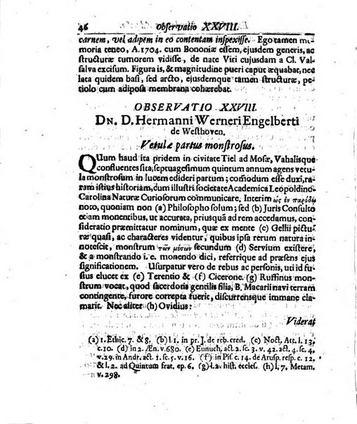 Academiae Caesareo-Leopoldinae naturae curiosorum ephemerides, sive Observationum medico.phisicarum ...