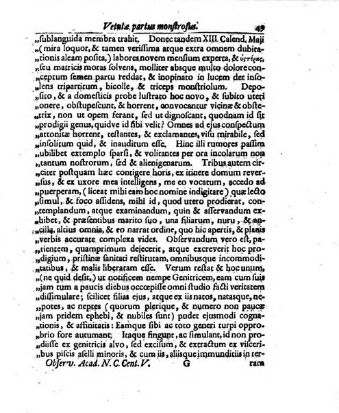 Academiae Caesareo-Leopoldinae naturae curiosorum ephemerides, sive Observationum medico.phisicarum ...