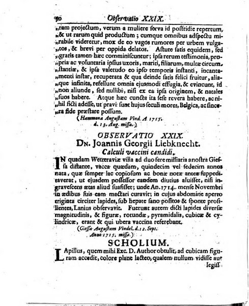 Academiae Caesareo-Leopoldinae naturae curiosorum ephemerides, sive Observationum medico.phisicarum ...