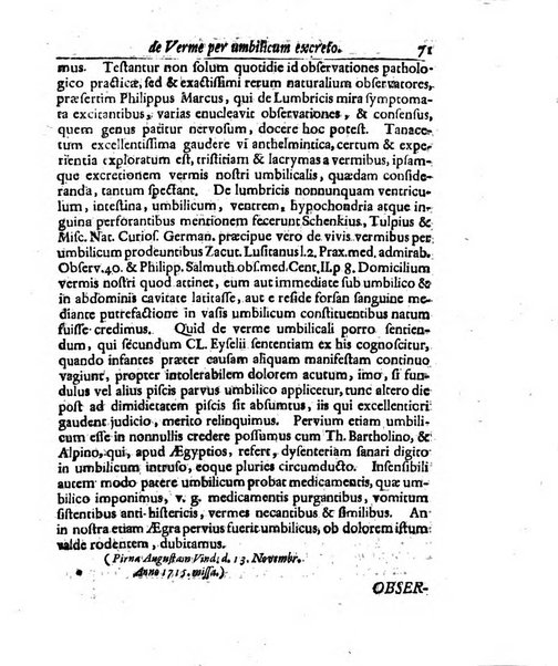 Academiae Caesareo-Leopoldinae naturae curiosorum ephemerides, sive Observationum medico.phisicarum ...