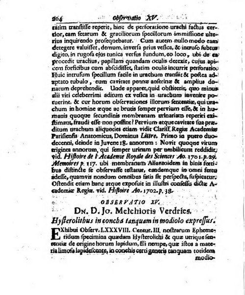 Academiae Caesareo-Leopoldinae naturae curiosorum ephemerides, sive Observationum medico.phisicarum ...