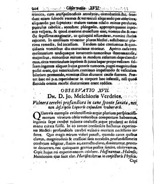 Academiae Caesareo-Leopoldinae naturae curiosorum ephemerides, sive Observationum medico.phisicarum ...