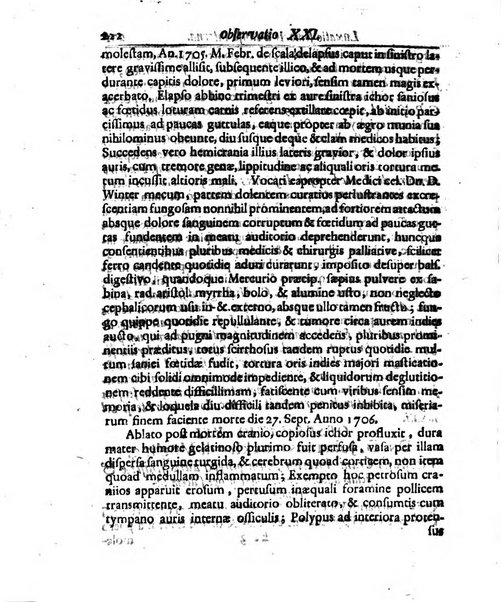 Academiae Caesareo-Leopoldinae naturae curiosorum ephemerides, sive Observationum medico.phisicarum ...