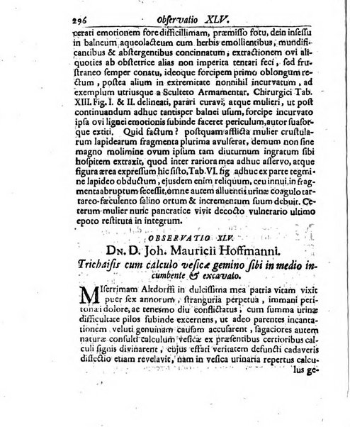 Academiae Caesareo-Leopoldinae naturae curiosorum ephemerides, sive Observationum medico.phisicarum ...