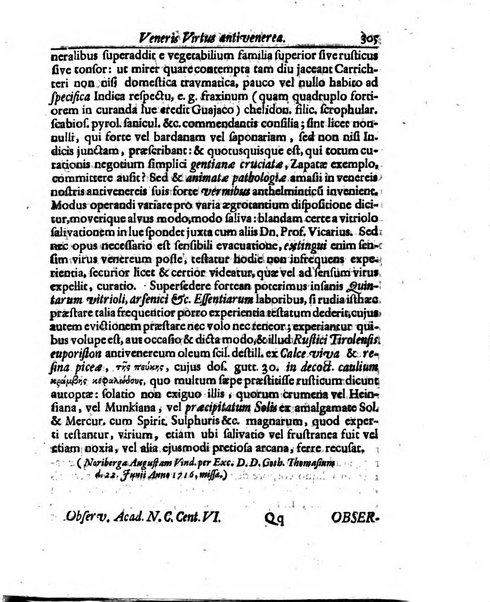 Academiae Caesareo-Leopoldinae naturae curiosorum ephemerides, sive Observationum medico.phisicarum ...