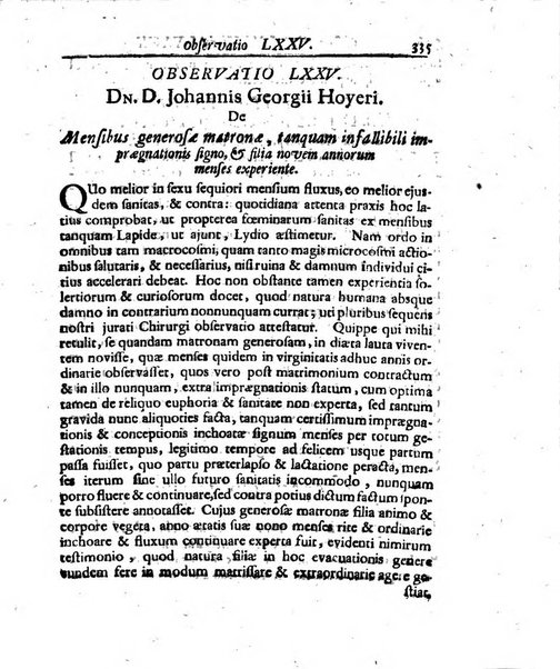 Academiae Caesareo-Leopoldinae naturae curiosorum ephemerides, sive Observationum medico.phisicarum ...