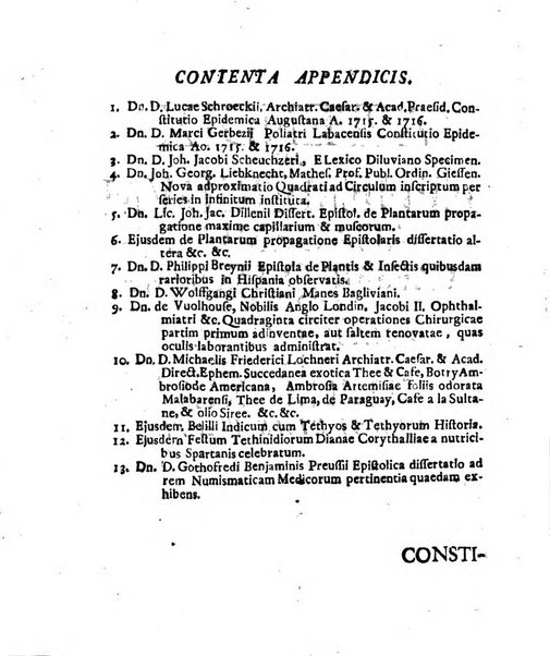 Academiae Caesareo-Leopoldinae naturae curiosorum ephemerides, sive Observationum medico.phisicarum ...