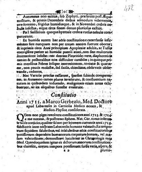 Academiae Caesareo-Leopoldinae naturae curiosorum ephemerides, sive Observationum medico.phisicarum ...