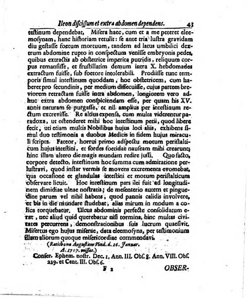 Academiae Caesareo-Leopoldinae naturae curiosorum ephemerides, sive Observationum medico.phisicarum ...