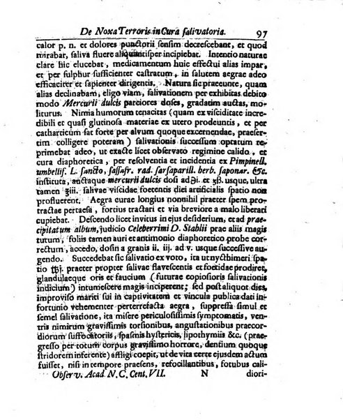 Academiae Caesareo-Leopoldinae naturae curiosorum ephemerides, sive Observationum medico.phisicarum ...