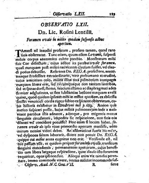 Academiae Caesareo-Leopoldinae naturae curiosorum ephemerides, sive Observationum medico.phisicarum ...