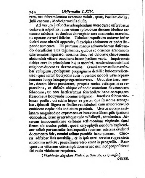 Academiae Caesareo-Leopoldinae naturae curiosorum ephemerides, sive Observationum medico.phisicarum ...