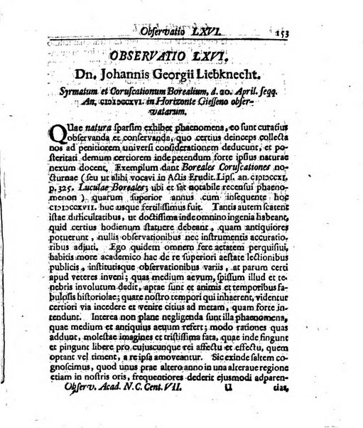 Academiae Caesareo-Leopoldinae naturae curiosorum ephemerides, sive Observationum medico.phisicarum ...