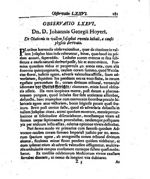 Academiae Caesareo-Leopoldinae naturae curiosorum ephemerides, sive Observationum medico.phisicarum ...